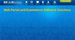 Desktop Screenshot of brolinsoftware.com